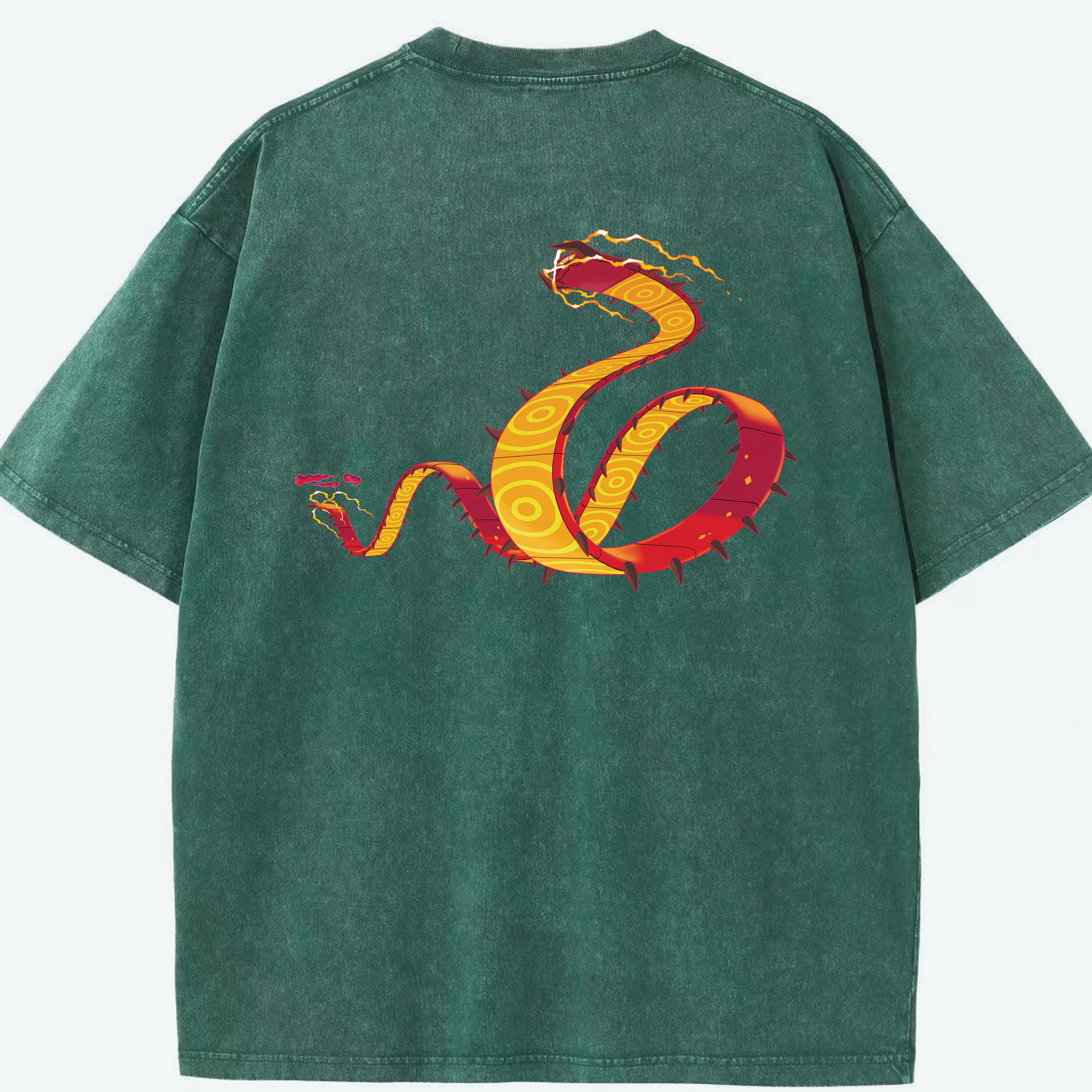（画像用） ポケットモンスター Pokémon 綿100% ヴィンテージ風 半袖Tシャツ（背面プリント）
